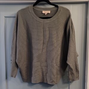 Philosophy Gray Ribbed Sweater